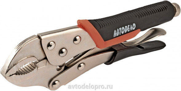 30445 Пассатижи (плоскогубцы) с фиксатором 250мм  АвтоДело