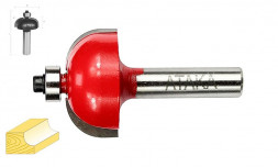 Фреза Атака 561222 кромочная калевочная  D 8хR6.35 мм. =38190=