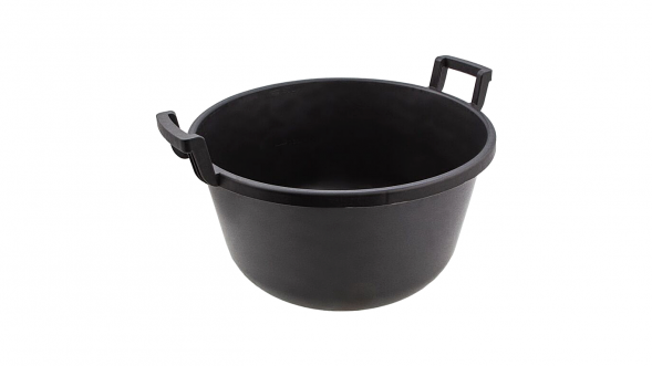 Таз строительный гибкий, круглый с ручками 30л Ø460