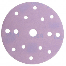 Абразивный круг SMIRDEX 740 Ceramic, D=150мм Р 500 15 отверстий