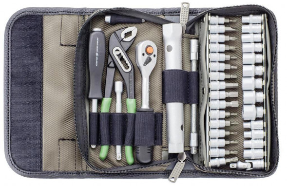 600937 Набор головок 1/4 с инструментом в фирменной сумке, 37предм. (12шт)