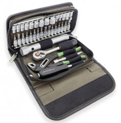 600937 Набор головок 1/4 с инструментом в фирменной сумке, 37предм. (12шт)