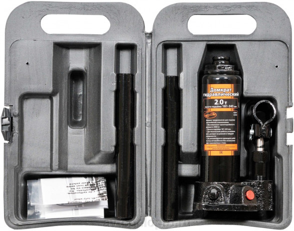 43301 Домкрат гидр.2,0т (181-345мм в футляре) АвтоДело