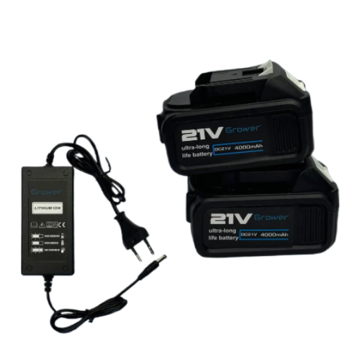 Аккумуляторный кусторез, 21v, 4Ah Аккум, З/У GROWER