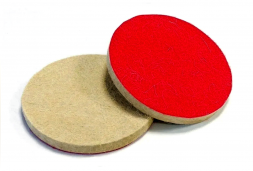 Диск полировальный из натурального войлока &quot;под липучку&quot;  6*150мм