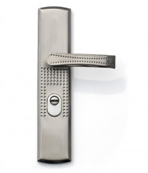 Ручка сплошная А, универсальная(не автомат, не делится L/R) для кит.дверей Замкофф