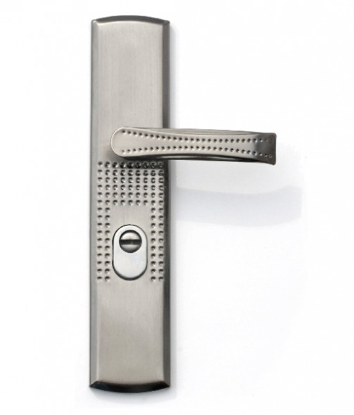 Ручка сплошная А, универсальная(не автомат, не делится L/R) для кит.дверей Замкофф