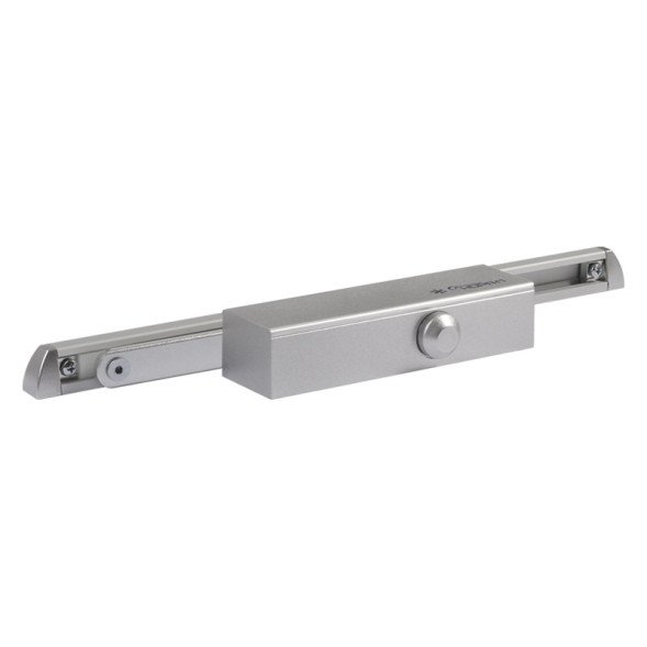Доводчик ISPARUS 820 SLIDER (до 70кг) (серебро) морозостойкий со скользящей тягой