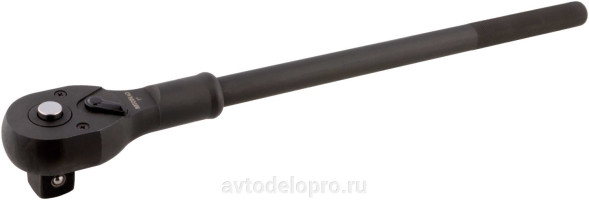 39531 Трещотка с квадратом 1&quot; флажковая (24 зубца, L-510мм, 15град) АвтоДело