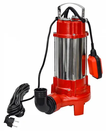 Насос дренажный NDF-1100BS (220л/мин; 1100Вт; макс. напор 10м; частицы до 25мм,нож для дроблен BRAIT