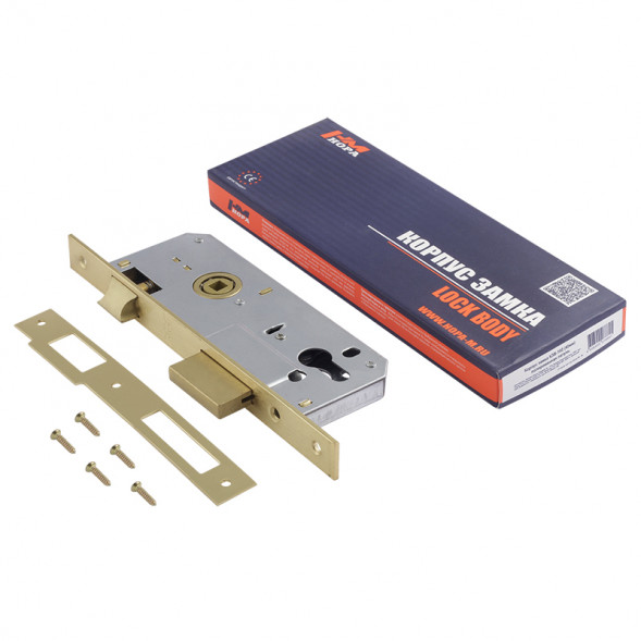 Корпус замка КЗВ-102 (85мм) (хром) 45мм  &quot;Нора-М&quot;