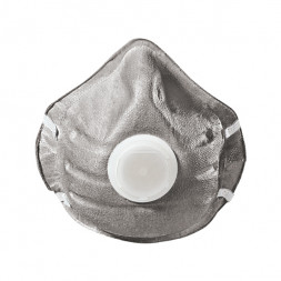 Полумаска фильтрующая формованная с клапаном c угольным слоем FFP2 NR  ИСТОК-1ФКУ   ИУ