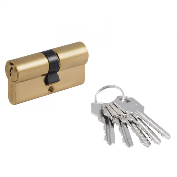 Цилиндр.мех-м Л-60 (латунь) (30-30)  "Нора-М"