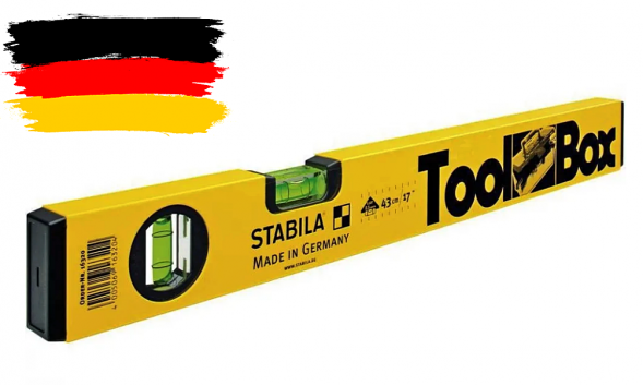 Уровень тип 70Toolbox,430мм (1верт.1гориз.точн.0,5мм/м) STABILA