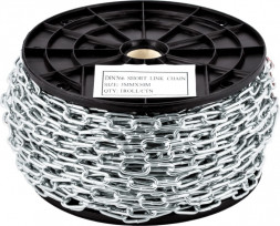 Цепь короткозвенная оцинкованная DIN 766 3мм оцинк (60 м) КНР (1шт.)