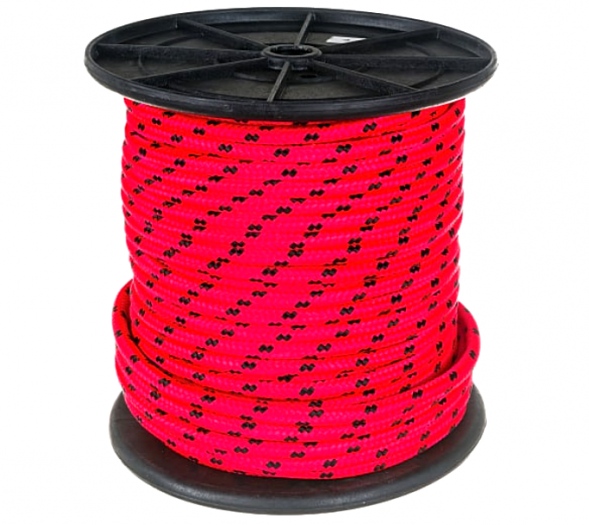 Канат полипропиленовый плетеный 12мм 16пр. серд.(100м)