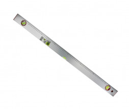 Уровень строительный алюминиевый, 3 глазка, 80см ON