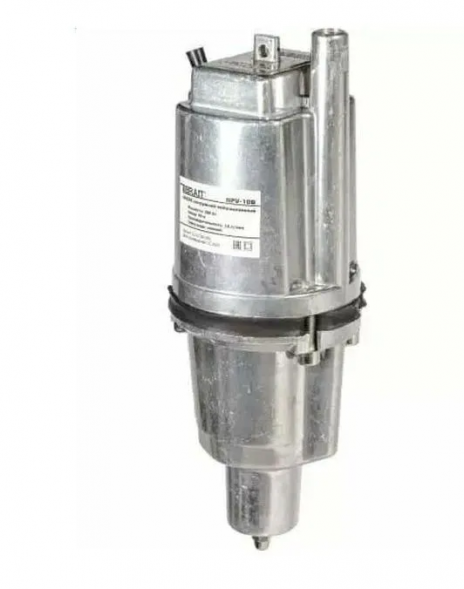 Насос вибрационный NV-10B  (нижни забор)(280Вт; 18 л/мин;погруж до 5м;напор 60м;давл.7Атм;макс BRAIT