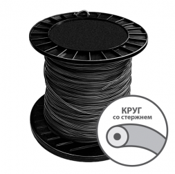 Леска (бухта) NEW серебро 2,4мм*180м круг с графитовым наполнителем Duoline