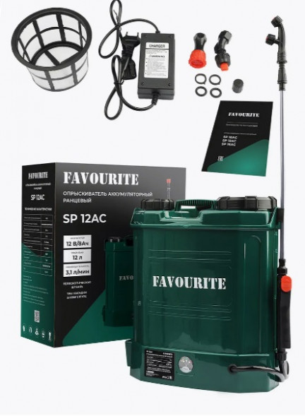 Опрыскиватель аккумуляторный 12л SP 12AC FAVOURITE