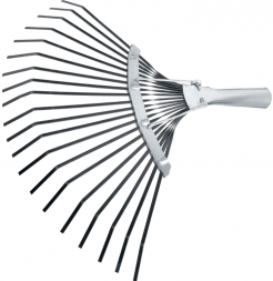 Грабли веерн. (пластин.20-зуб., б/чер.)  АС 0006