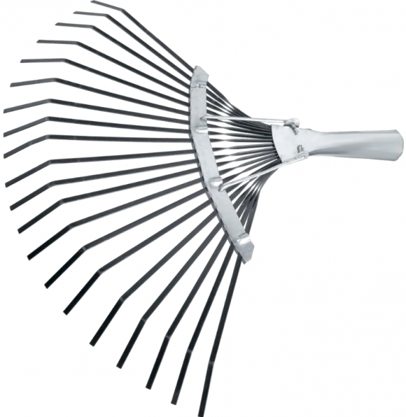 Грабли веерн. (пластин.20-зуб., б/чер.)  АС 0006