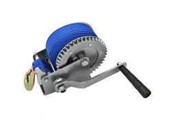 Лебедка барабанная лента 10 м 820/550 кг (65994)