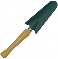 Совок посадочный узкий (дерев.ручка) FT 401-B