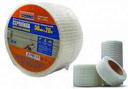 Серпянка 50мм*20м самоклеющаяся &quot;4WALLS&quot;, SMF 102T/72