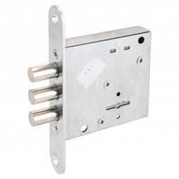 Замок врезной REX 1.4 -6-ти сув., 3 ригеля, планка овальная, 3 ключа (1,04,04)