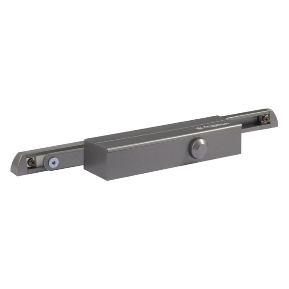 Доводчик ISPARUS 830 SLIDER (до 80кг) (графит) морозостойкий со скользящей тягой