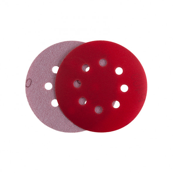 Абразивный круг IFILM Red  ISISTEM, D=125мм 8 отверстий  P1200 (из кор.)