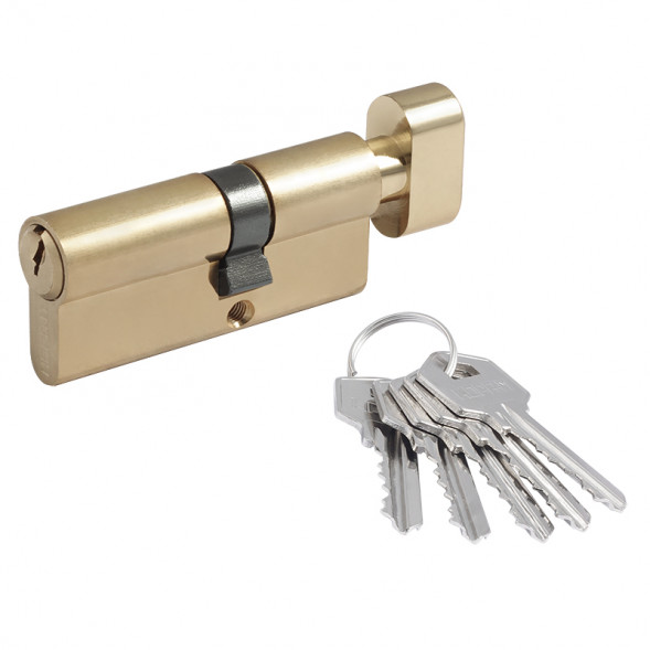 Цилиндр.мех-м ЛУВ-80 (латунь) (45-35в)  "Нора-М"
