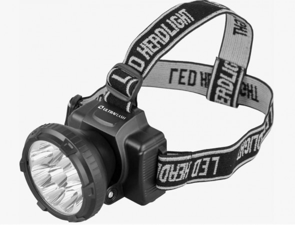 Фонарь LED налобный OPT-H04-ACCU 1COBХ3Вт, 3реж, 85лм, 3,7В li-ion 0,6А ОНЛАЙТ