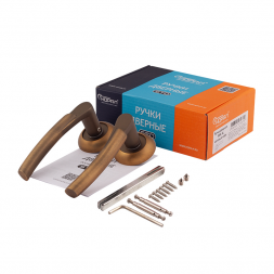 Ручка дверная 99А AL мат.кофе НОРА-М