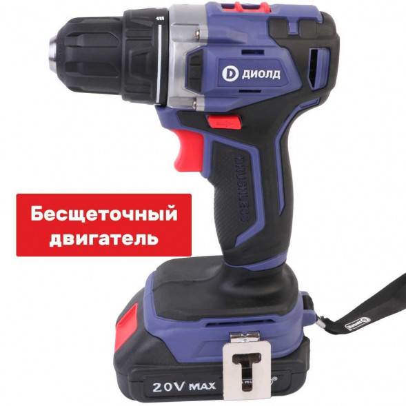 Дрель ручная электрическая аккумуляторная (ДЭА-20 Л-08) "ДИОЛД"