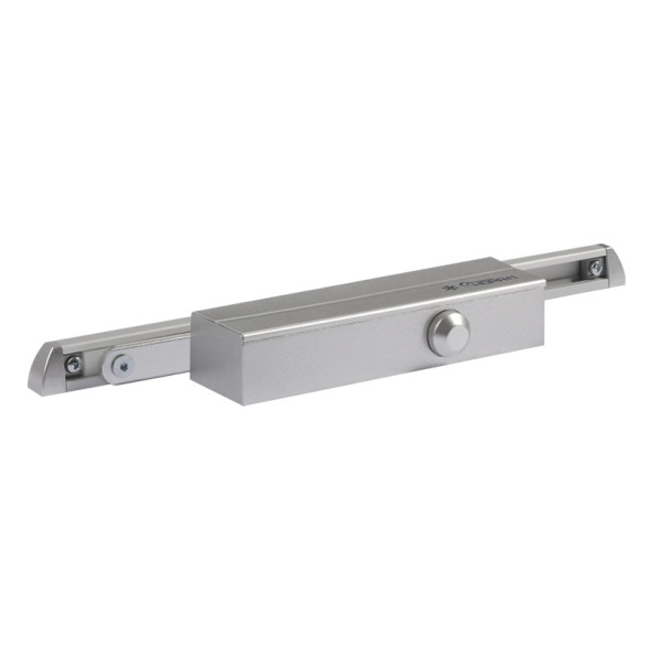 Доводчик ISPARUS 830 SLIDER (до 80кг) (серебро) морозостойкий со скользящей тягой