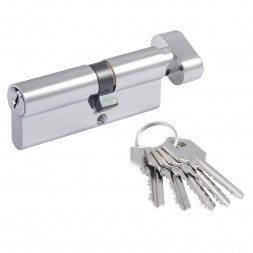 Цилиндр.мех-м ЛУВ-80 (хром) (45-35в)  "Нора-М"