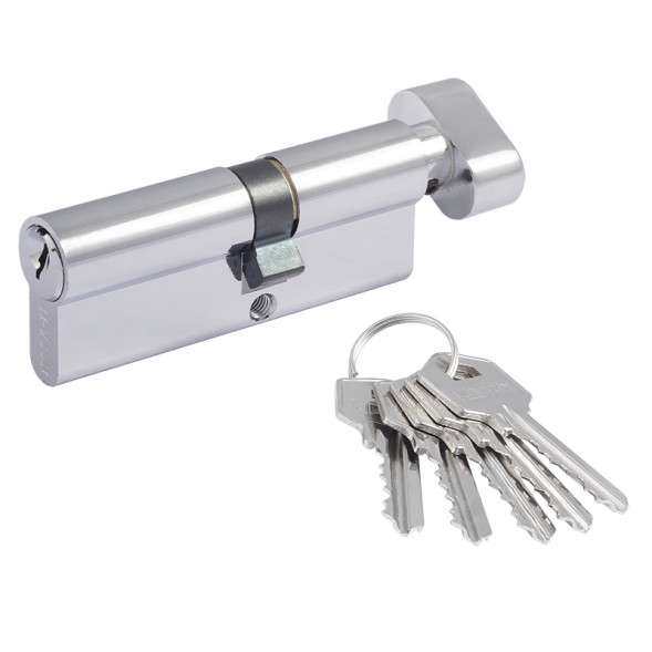Цилиндр.мех-м ЛУВ-80 (хром) (45-35в)  "Нора-М"