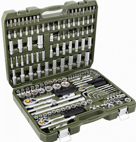 620851 Набор инструмента 1/2&quot;, 3/8&quot;,1/4&quot; 151 предм. (2шт)