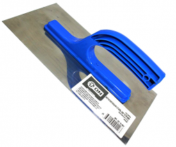 Гладилка нержавеющая сталь 130*270мм, пласт. ручка, прямая ON